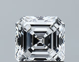 Lab-Grown 1.23 Carat Asscher Cut Diamond color D Clarity VVS2 With GIA Certificate, precious stones, engagement diamonds