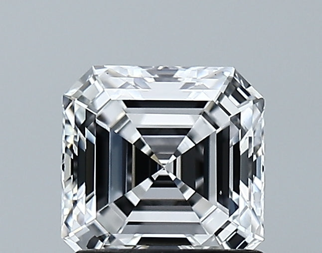 Lab-Grown 1.23 Carat Asscher Cut Diamond color D Clarity VVS2 With GIA Certificate, precious stones, engagement diamonds