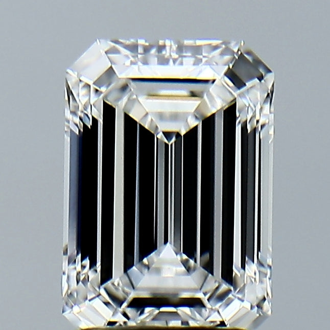 Lab-Grown 2.07 Carat Emerald Cut Diamond color E Clarity VS1, precious stones, engagement diamonds