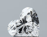 Lab-Grown 1.02 Carat Heart Shape Diamond color D Clarity VVS2 With GIA Certificate, precious stones, engagement diamonds