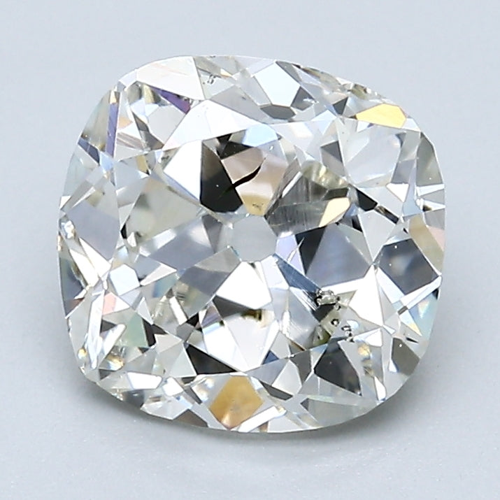 2.09 Carat Old Miner Cut Antique Natural Mined Diamond J Color SI2 Clarity With GIA Certificate, natural diamonds, precious stones, engagement diamonds
