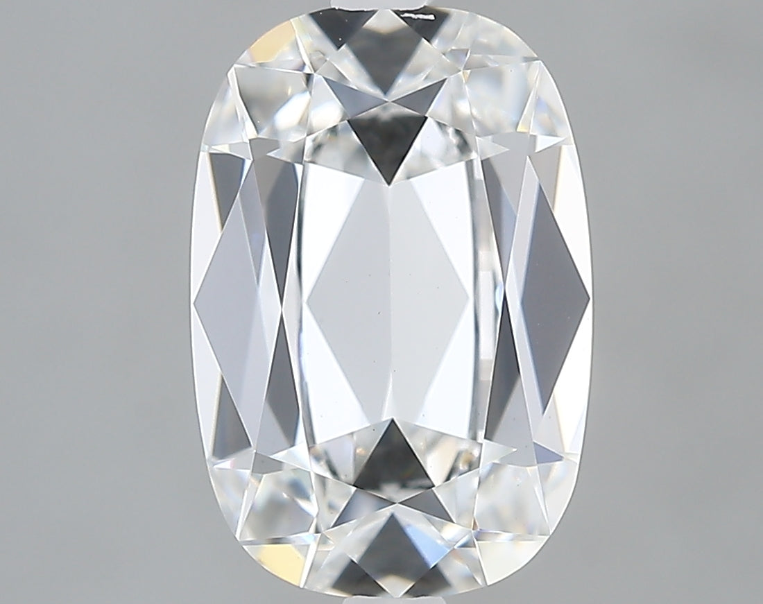 Lab-Grown 2.55 Carat Antique Cushion Cut Diamond color F Clarity VVS2 With GIA Certificate, precious stones, engagement diamonds