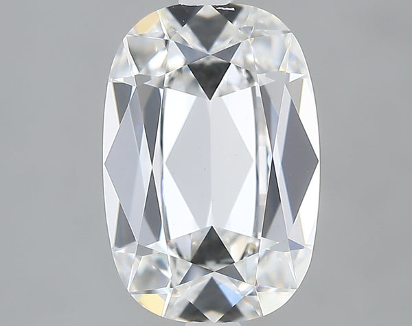 Lab-Grown 2.55 Carat Antique Cushion Cut Diamond color F Clarity VVS2 With GIA Certificate, precious stones, engagement diamonds