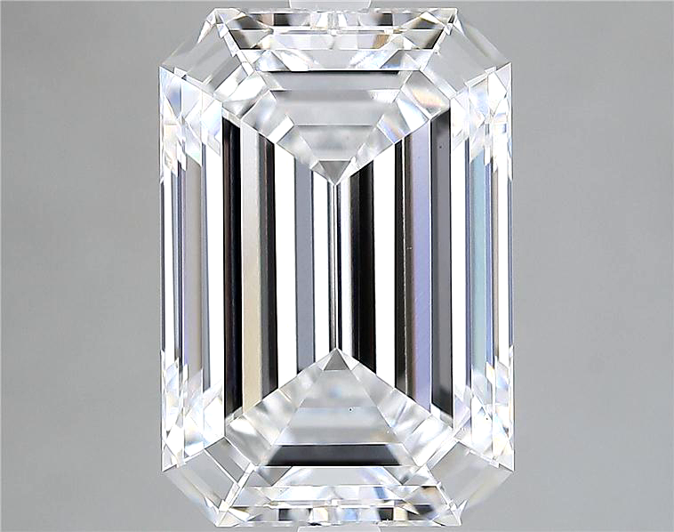 Lab-Grown 5.10 Carat Emerald Cut Diamond color E Clarity VS1 With GIA Certificate, precious stones, engagement diamonds