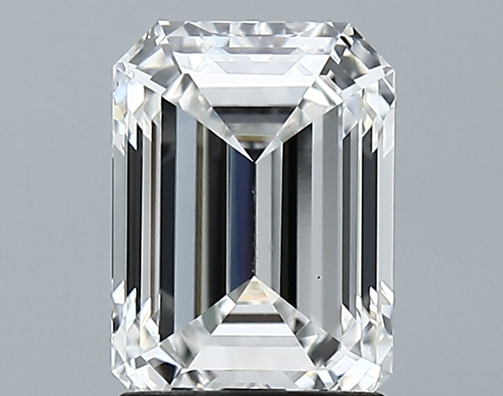 Lab-Grown 2.03 Carat Emerald Cut Diamond color E Clarity VS1, precious stones, engagement diamonds