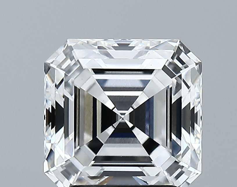 Lab-Grown 3.01 Carat Asscher Cut Diamond color D Clarity VS2 With GIA Certificate, precious stones, engagement diamonds
