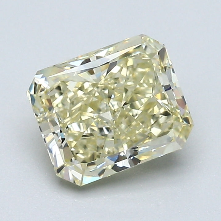 1.23 Carat Radiant Cut Natural Mined Diamond Fancy Light Brownish Yellow Color VVS2 Clarity With GIA Certificate, natural diamonds, precious stones, engagement diamonds