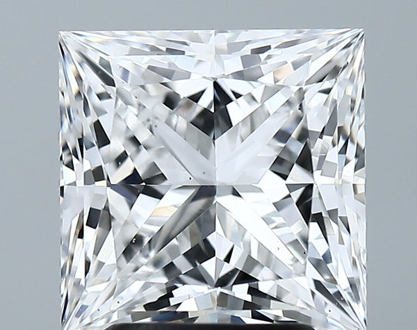 Lab-Grown 3.09 Carat Princess Cut Diamond color D Clarity VS2 With GIA Certificate, precious stones, engagement diamonds