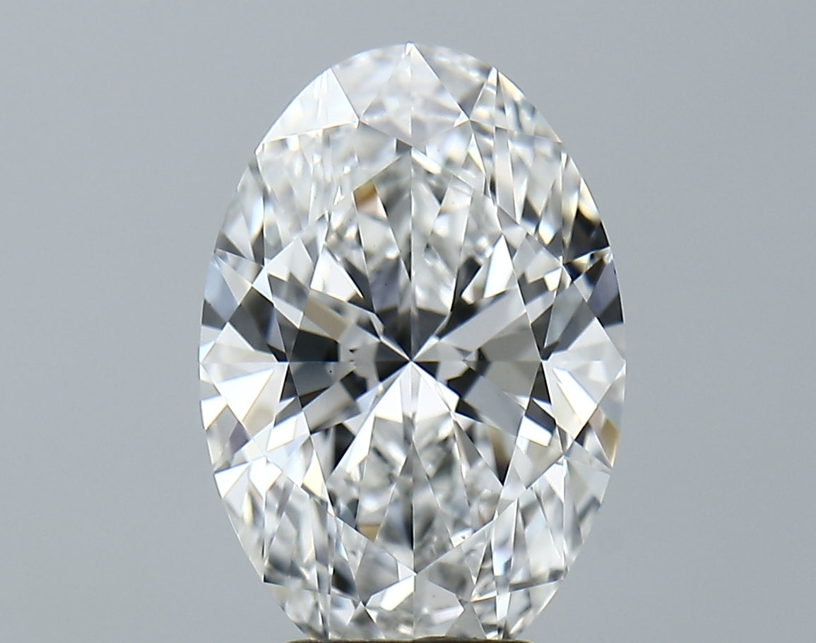 Lab-Grown 4.24 Carat Oval Shape Diamond color E Clarity VS1, precious stones, engagement diamonds
