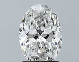 Lab-Grown 1.56 Carat Oval Shape Diamond color F Clarity IF, precious stones, engagement diamonds