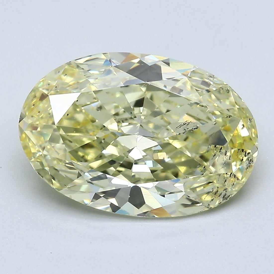4.13 Ct Oval Shape Diamond FANCY INTENSE FANCY YELLOW-SI2 Loose Natural GIA Certified, natural diamonds, precious stones, engagement diamonds