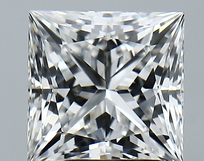 Lab-Grown 3.10 Carat Princess Cut Diamond color E Clarity VVS2, precious stones, engagement diamonds