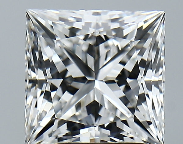 Lab-Grown 3.10 Carat Princess Cut Diamond color E Clarity VVS2, precious stones, engagement diamonds
