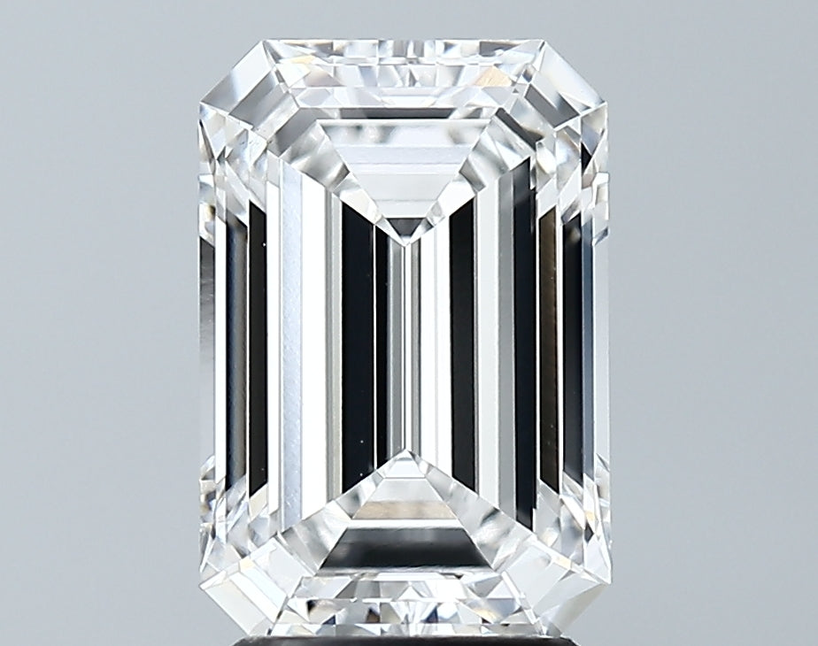 Lab-Grown 2.68 Carat Emerald Cut Diamond color E Clarity VS1 With GIA Certificate, precious stones, engagement diamonds