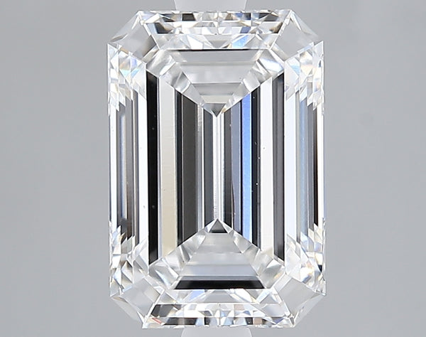 Lab-Grown 2.42 Carat Emerald Cut Diamond color D Clarity VS2 With GIA Certificate, precious stones, engagement diamonds