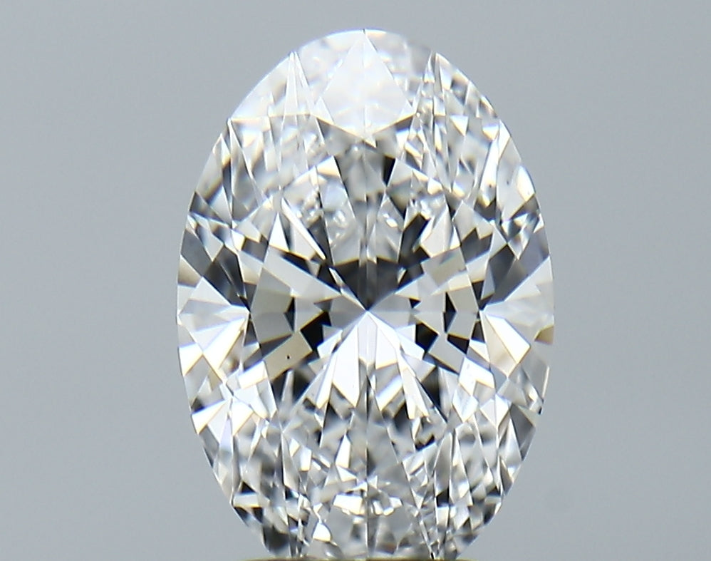 Lab-Grown 2.85 Carat Oval Shape Diamond color D Clarity VS1, precious stones, engagement diamonds