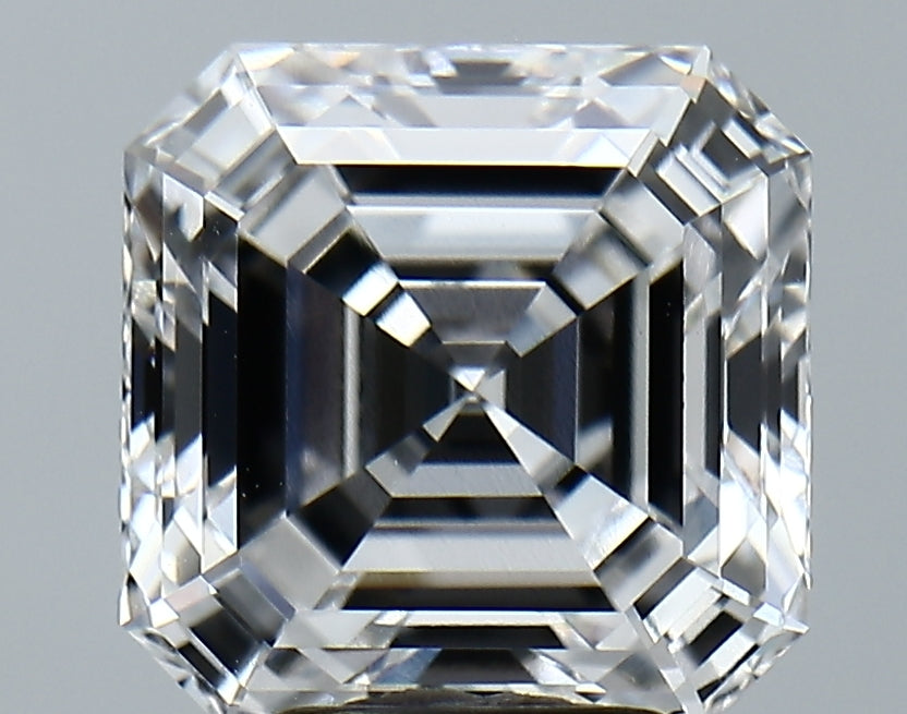Lab-Grown 4.80 Carat Asscher Cut Diamond color E Clarity VVS2, precious stones, engagement diamonds