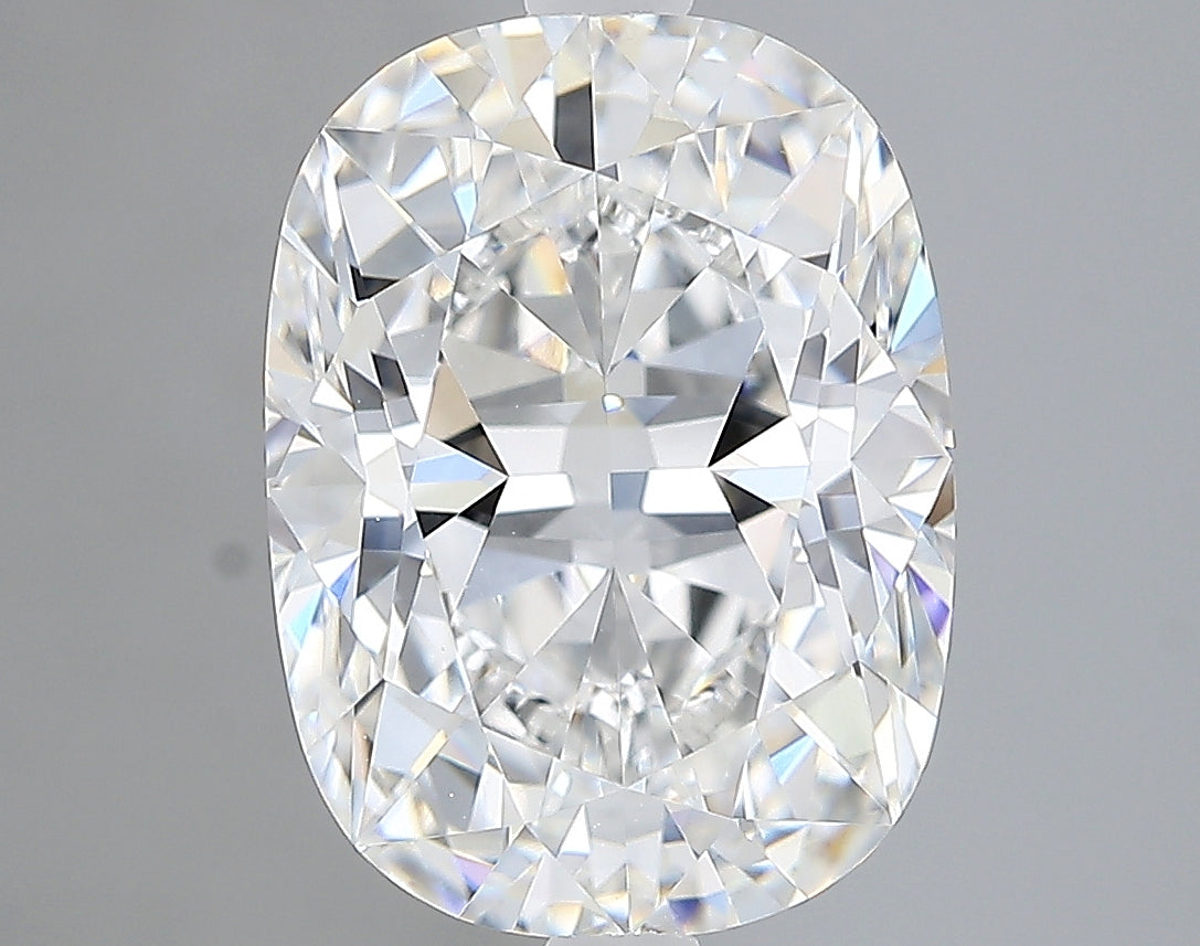 Lab-Grown 3.35 Carat Cushion Brilliant Diamond color D Clarity VVS1, precious stones, engagement diamonds