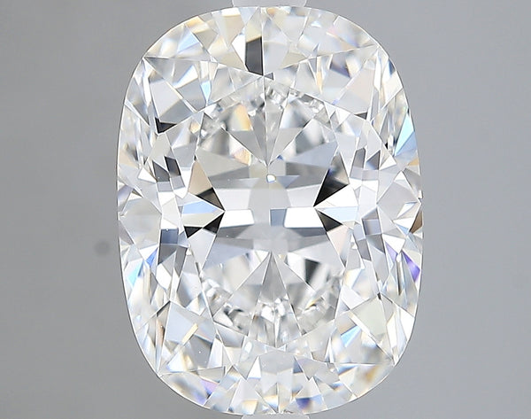 Lab-Grown 3.35 Carat Cushion Brilliant Diamond color D Clarity VVS1, precious stones, engagement diamonds
