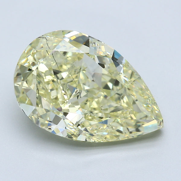 6.15 Carat Pear Shape Diamond color Fancy  Yellow Clarity SI2, natural diamonds, precious stones, engagement diamonds