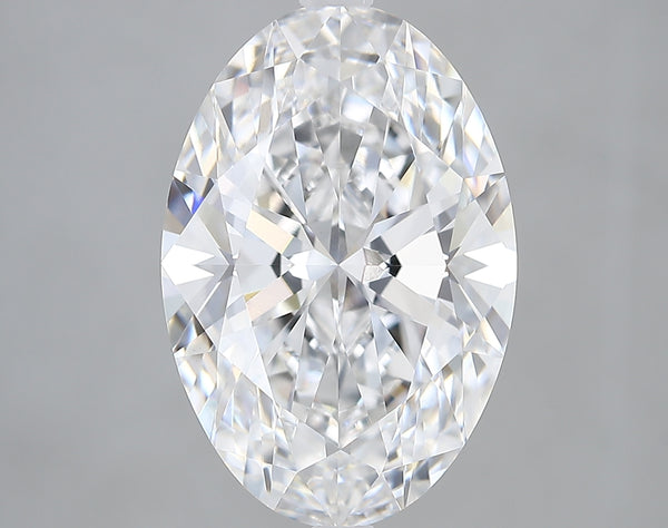 Lab-Grown 5.08 Carat Oval Shape Diamond color E Clarity VVS2 With GIA Certificate, precious stones, engagement diamonds