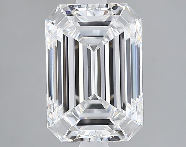 Lab-Grown 2.52 Carat Emerald Cut Diamond color D Clarity VS2 With GIA Certificate, precious stones, engagement diamonds