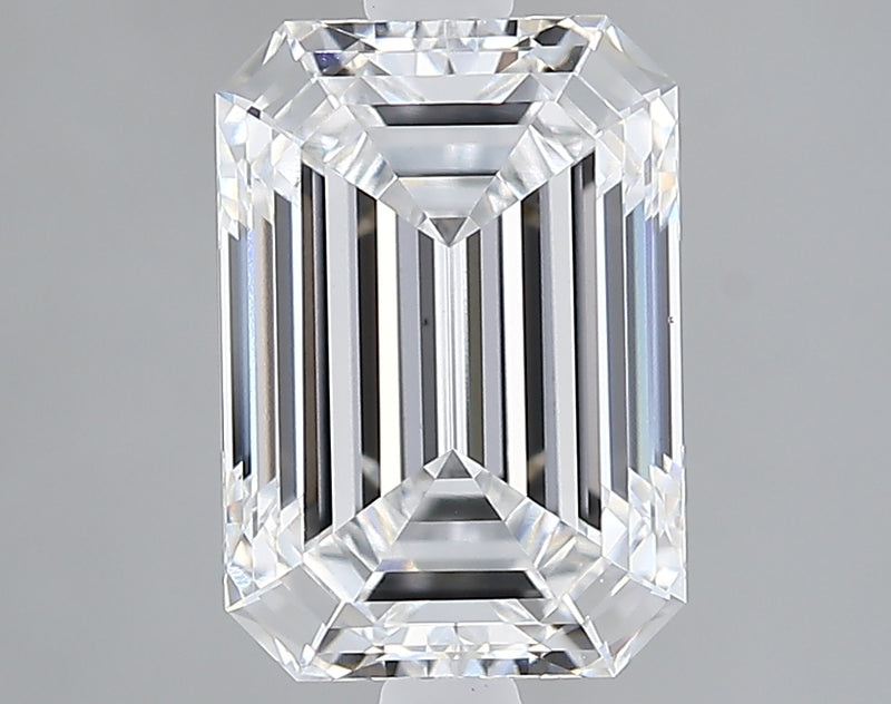 Lab-Grown 2.52 Carat Emerald Cut Diamond color D Clarity VS2 With GIA Certificate, precious stones, engagement diamonds