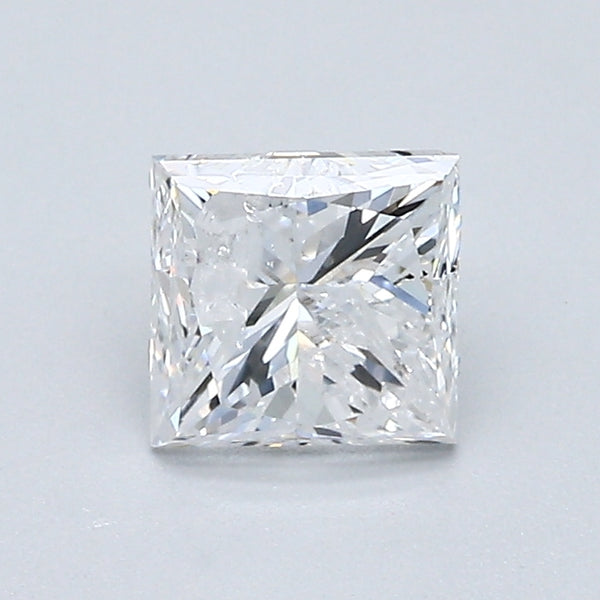 0.91 Carat Princess Cut Natural Mined Diamond D Color I2 Clarity With GIA Certificate, natural diamonds, precious stones, engagement diamonds