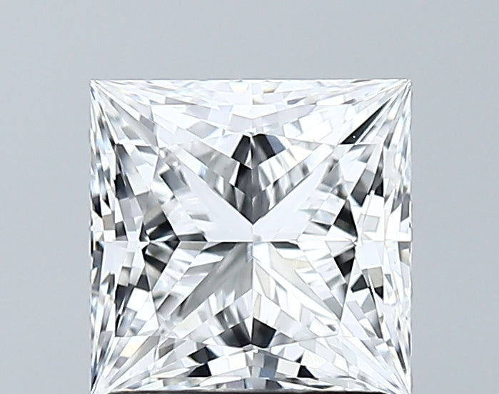 Lab-Grown 1.67 Carat Princess Cut Diamond color D Clarity VVS2 With GIA Certificate, precious stones, engagement diamonds