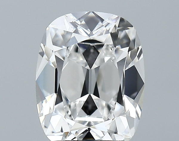 Lab-Grown 3.30 Carat Antique Cushion Cut Diamond color E Clarity VVS2 With GIA Certificate, precious stones, engagement diamonds