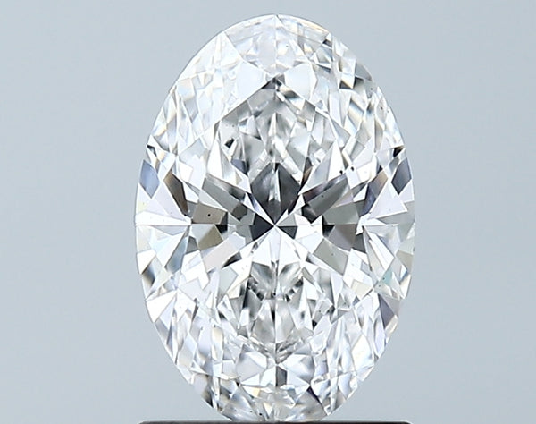 Lab-Grown 1.22 Carat Oval Shape Diamond color E Clarity VS2 With GIA Certificate, precious stones, engagement diamonds