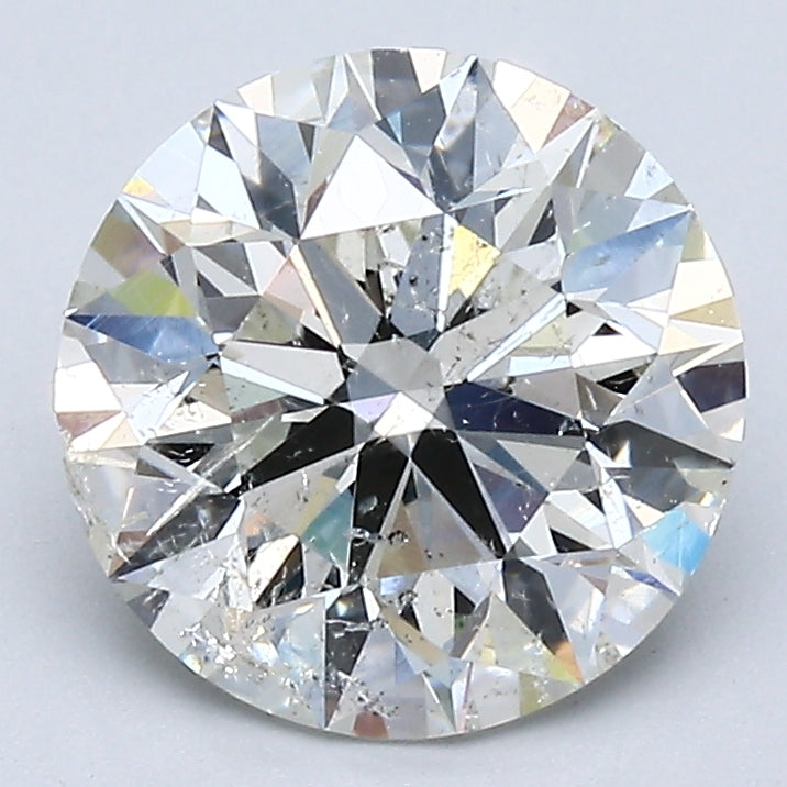 Natural 2.6 Carat Round Brilliant Diamond J-I1 with GIA Certificate, natural diamonds, precious stones, engagement diamonds