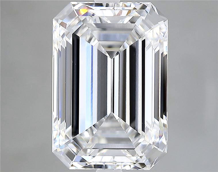 Lab-Grown 5.20 Carat Emerald Cut Diamond color E Clarity VS1 With GIA Certificate, precious stones, engagement diamonds