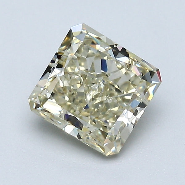 1.13 Carat Radiant Cut Natural Mined Diamond Fancy Light Brownish Yellow Color VVS2 Clarity With GIA Certificate, natural diamonds, precious stones, engagement diamonds