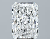 Lab-Grown 3.82 Carat Radiant Cut Diamond color E Clarity VVS2 With GIA Certificate, precious stones, engagement diamonds