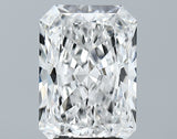 Lab-Grown 3.67 Carat Radiant Cut Diamond color E Clarity VVS1 With GIA Certificate, precious stones, engagement diamonds