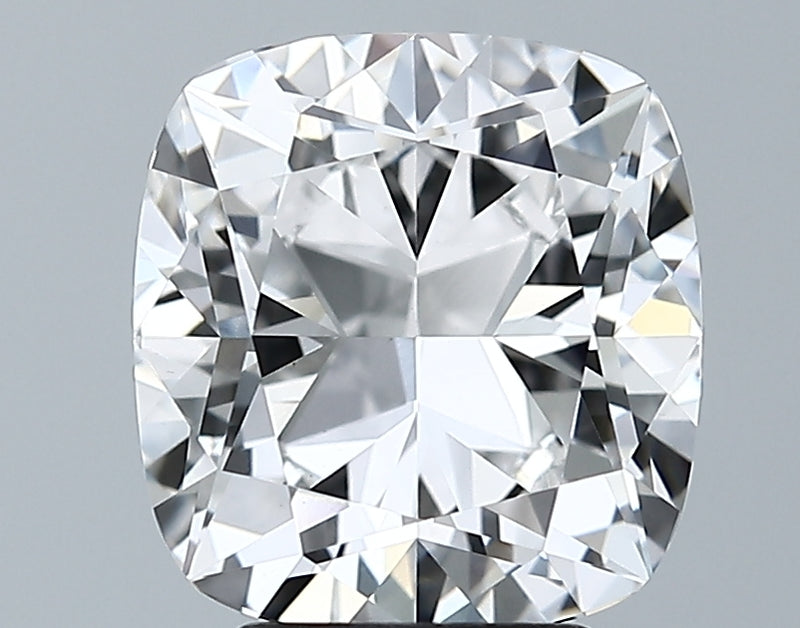 Lab-Grown 3.39 Carat Square Cushion Cut Diamond color E Clarity VS1, precious stones, engagement diamonds