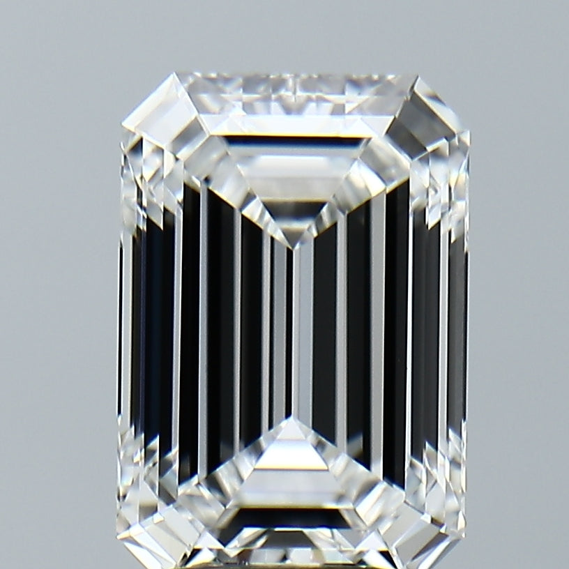 Lab-Grown 3.88 Carat Emerald Cut Diamond color E Clarity VVS2, precious stones, engagement diamonds