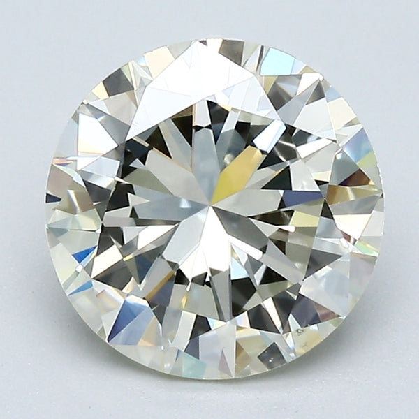 2.46 Carat Round Brilliant Diamond color M Clarity VS2, natural diamonds, precious stones, engagement diamonds