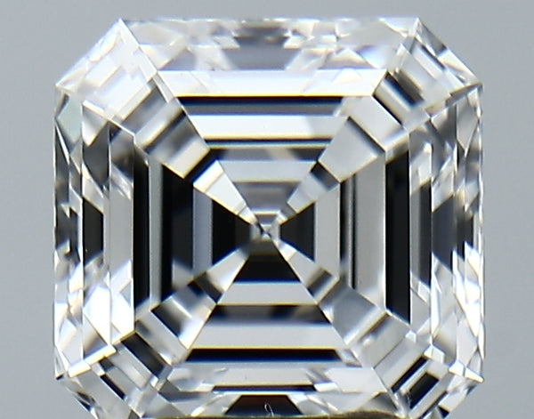 Lab-Grown 3.13 Carat Asscher Cut Diamond color E Clarity VVS2, precious stones, engagement diamonds