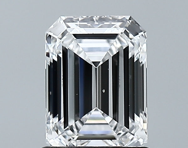 Lab-Grown 1.20 Carat Emerald Cut Diamond color D Clarity VVS2 With GIA Certificate, precious stones, engagement diamonds