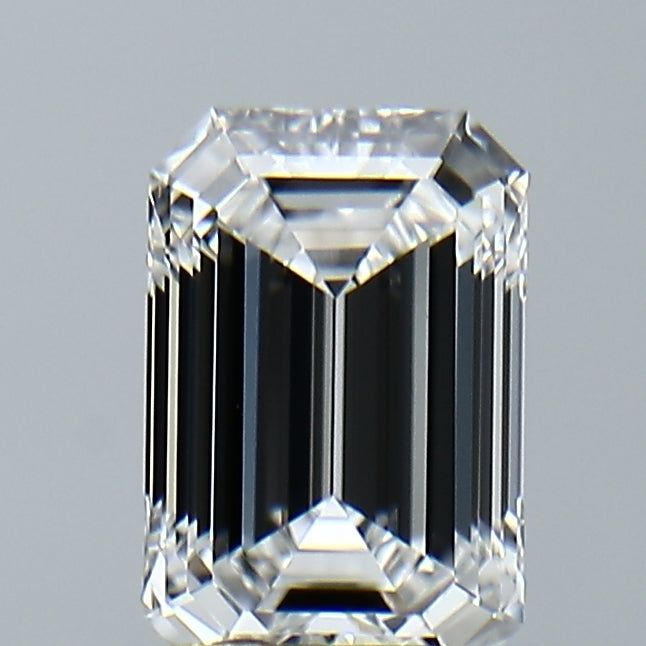 Lab-Grown 1.72 Carat Emerald Cut Diamond color D Clarity VVS2, precious stones, engagement diamonds