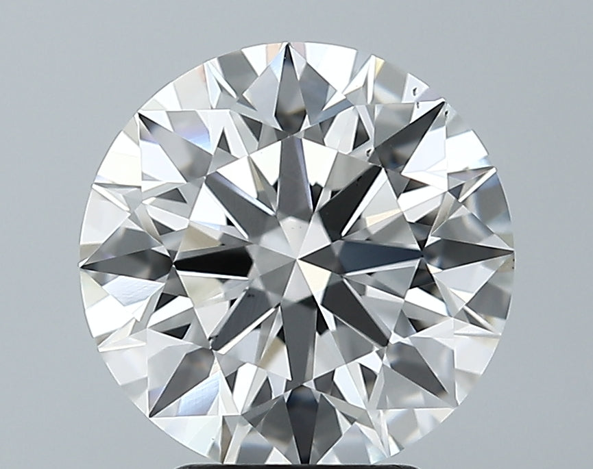 Lab-Grown 3.40 Carat Round Brilliant Diamond color F Clarity VS2 With GIA Certificate, precious stones, engagement diamonds