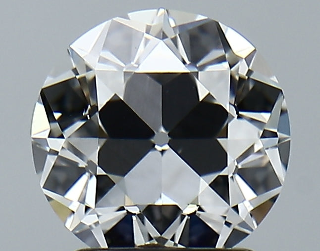 Lab-Grown 2.01 Carat Old European Cut Diamond color E Clarity VS1 With GIA Certificate, precious stones, engagement diamonds
