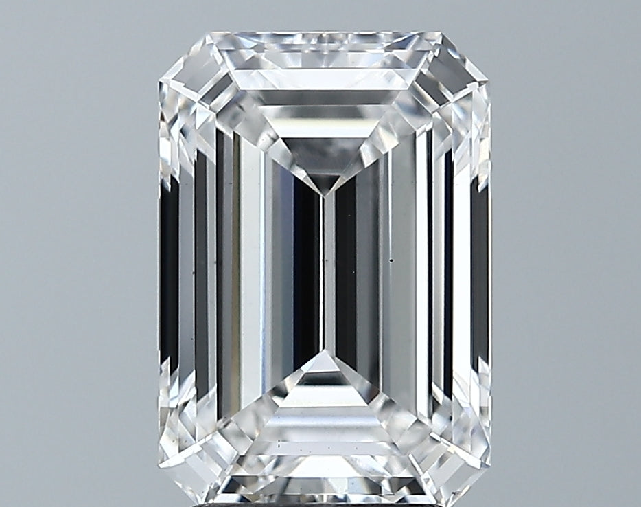 Lab-Grown 3.57 Carat Emerald Cut Diamond color E Clarity VS2 With GIA Certificate, precious stones, engagement diamonds