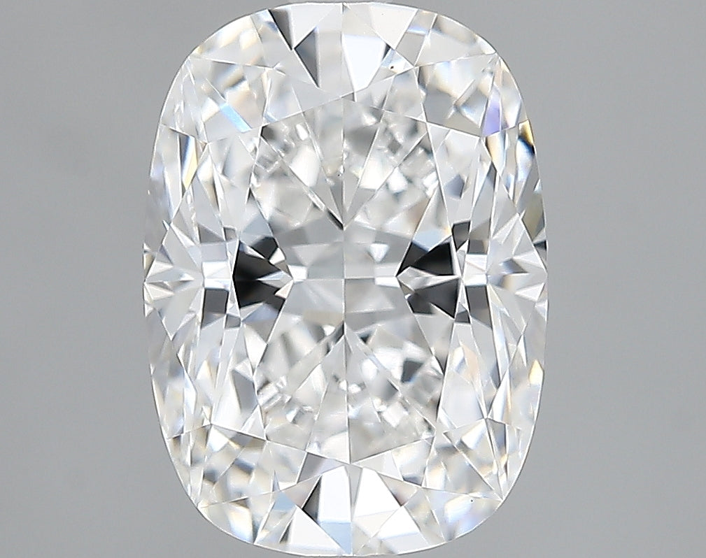 Lab-Grown 2.69 Carat Cushion Brilliant Diamond color E Clarity VVS2, precious stones, engagement diamonds