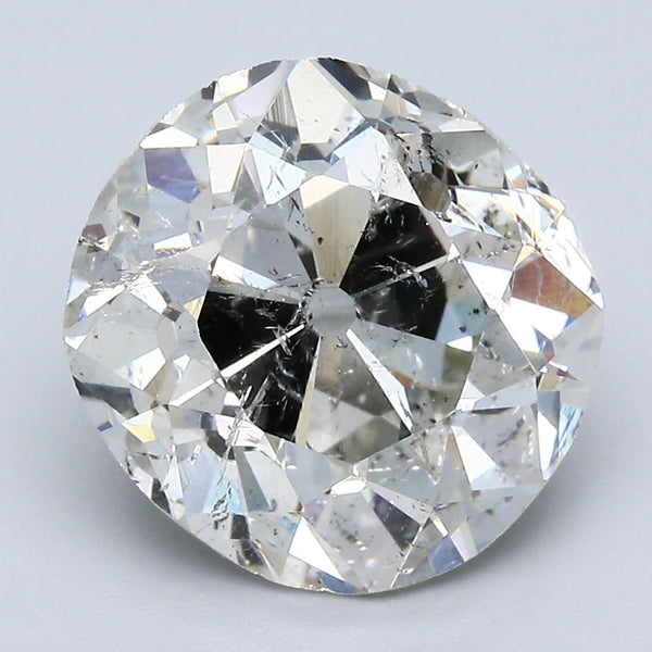 5.65 Carat Old Miner Cut Diamond color K Clarity I1, natural diamonds, precious stones, engagement diamonds