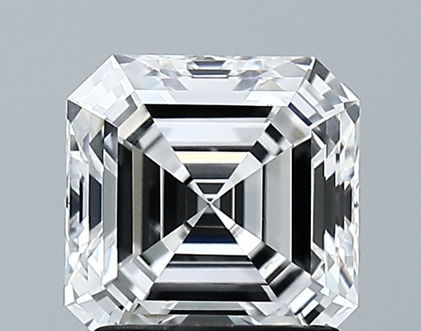 Lab-Grown 1.65 Carat Asscher Cut Diamond color E Clarity VVS2 With GIA Certificate, precious stones, engagement diamonds