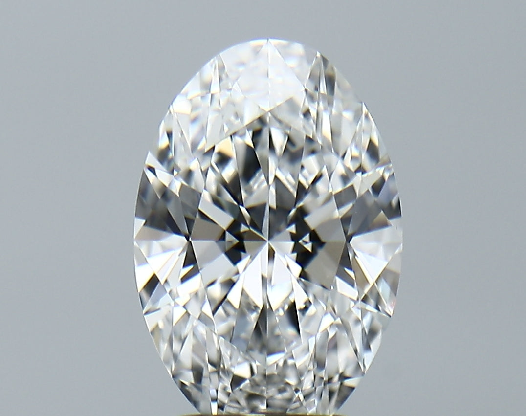 Lab-Grown 3.10 Carat Oval Shape Diamond color D Clarity VVS2, precious stones, engagement diamonds