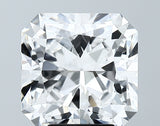 Lab-Grown 5.17 Carat Square Radiant Cut Diamond color E Clarity VVS1 With GIA Certificate, precious stones, engagement diamonds